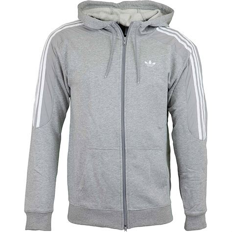 adidas weiß graue jacke